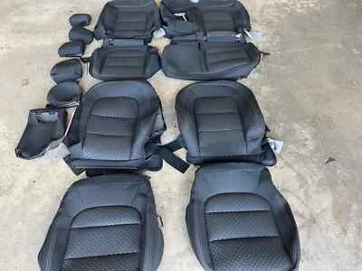 FACTORY OEM REPLACEMENT CLOTH SEAT COVERS BLACK 2022 2023 FORD ESCAPE ACTIVE - Image 1 of 4