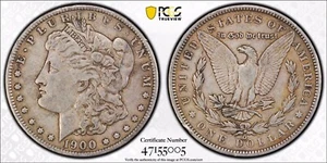 1900-O O/CC PCGS VF30 Dollaro d'argento Morgan $1 BELL'ESEMPIO! In perfette condizioni 30 - Foto 1 di 4