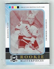 11-12 UD Upper Deck The Cup  Tim Erixon  1/1  Printing Plate  Rookie  