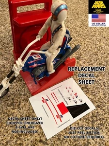 EVEL KNIEVEL 1975 CHOPPER ERSATZ GESTANZTER AUFKLEBER PEEL-AND-STICK SET - Bild 1 von 21
