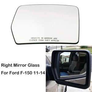 Außenspiegel Glas Spiegelglas Beheizbar Rechts Klar Für Ford F-150 2011-2014 - Picture 1 of 10
