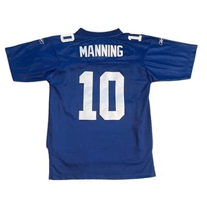 Reebok NFL New York Giants Eli Manning #10 Jersey Size Kids Large 14-16 - Picture 1 of 7