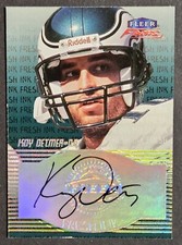 1999 Fleer Focus Fresh Ink Koy Detmer Auto Autograph Philadelphia Eagles