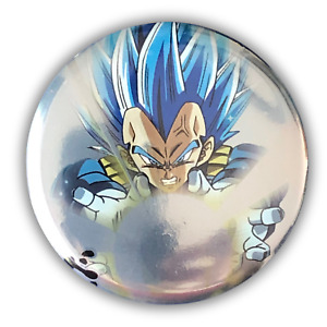 Dragon Ball Super Part 29 VEGETA recycled foil to make round plastic pin