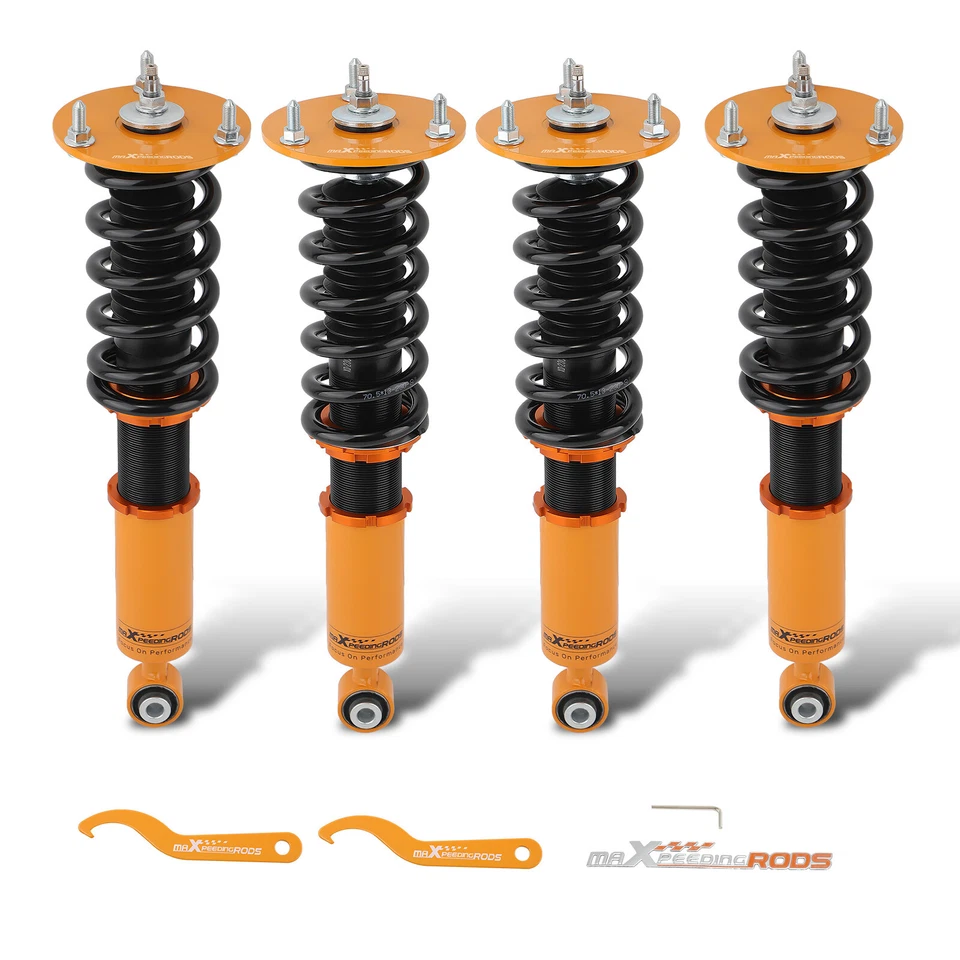 Amortiguador ajustable MaXpeedingrods Coilovers 24 niveles para Lexus LS400 1990-1994 Foto 1 de 4