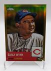 Early Wynn 2022 Topps Chrome Platinum #210 Gold Refractor #/50 Cleveland