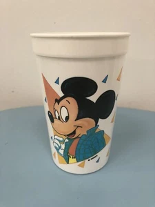 Vintage 1980's 1990's Walt Disney World Mickey Coca Cola Cup Tumbler Souvenir - Bild 1 von 2