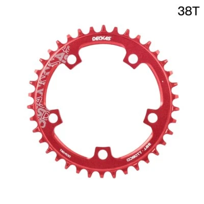 Plato ancho estrecho 110BCD 36T a 52T juego de bielas placa de dientes piezas rojo para bicicleta de carretera Foto 1 de 4