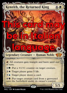 MTG KENRITH, THE RETURNED KING 4 EXC - IL RE RITORNATO - MUL IT - MAGIC - Picture 1 of 1