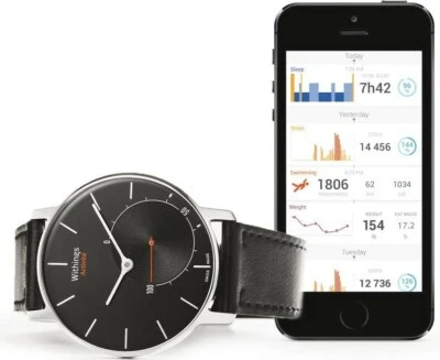 Brand New Withings Activité Sapphire Swiss Activity Tracking Smart Watch Black - Image 1 of 4