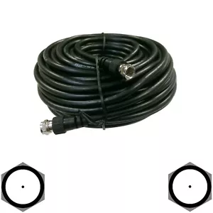 Cable Coax Video Audio Coaxial A/V AV F Type F81 RG59 Satellite TV 75FT #202317 - Picture 1 of 2