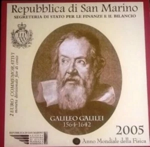 2 euro  2005 "Galileo Galilei" Saint Marin Сан-Марино -San Marino - Imagen 1 de 1