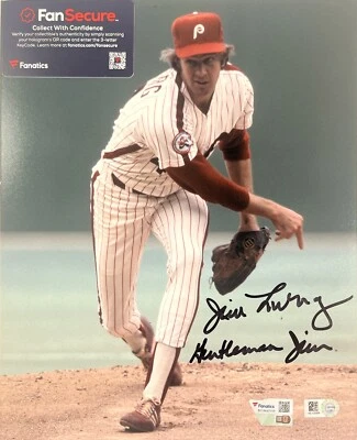 Jim Lonburg "Gentleman Jim" Phillies Firmado Autografiado 10x8 Fanáticos y Certificado de Autenticidad MLB Foto 1 de 4