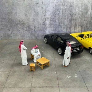 1/43 Arab muslim men figurines set for diorama - Picture 1 of 4