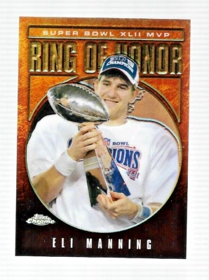 Raro refractor Anillo de Honor Eli Manning Topps 2008 #25/199 #RH42-EM FUTURE HOF Foto 1 de 2