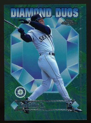 Ken Griffey Jr 1997 Topps Chrome DIAMOND DUOS #DD3 - NM-MT+ - Image 1 of 2