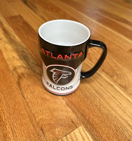Atlanta Falcons Coffee Mug Raised Logo Tea Cup NFL FOOTBALL ATL Cover
