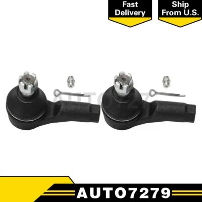 2 Outer Steering Tie Rod End Fits 1990-1995 Mazda 323 1992-1996 Mazda MX-3 - Image 1 of 4