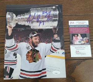 Nick Boynton signed 8x10 photo 2010 Chicago Blackhawks Cup Autographed JSA (B) - Picture 1 of 1