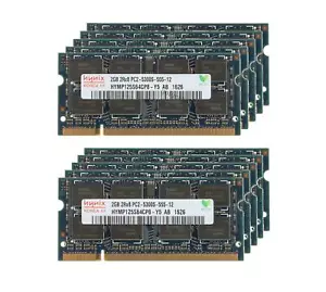 10pcs DDR2 2GB Hynix PC2-5300 2Rx8 667Mhz 200Pin Memory RAM Laptop SODIMM 1.8V @ - Picture 1 of 8