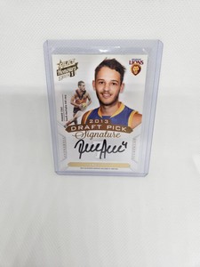 2014 Afl Select Honours 2013 Draft Pick Signature James Aish Dps6 055/400