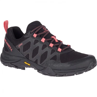 Merrell Womens Walking Trainers Shoes Trekking Siren3 GTX Waterproof Black Rose