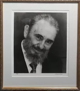 Fotografía original de gelatina plateada de Fidel Castro - Imagen 1 de 8