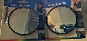 MEDIUM MIRROR CAR BLIND SPOT MIRROR 8 CM DIAMETRE 2 PACK - Foto 1 di 3