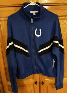 NFL Womens Indianapolis Colts Jacket Blue Size L - Picture 1 of 8