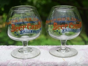 NEW PAIR OF SIERRA NEVADA BEER CAMP ACROSS AMERICA BEER TASTING GLASSES - Picture 1 of 4