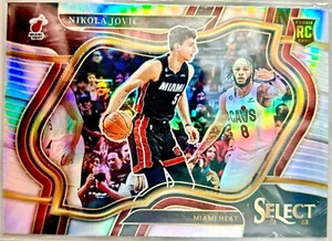 Nikola Jovic RC 2022/23 Panini Select Courtside SILVER PRIZM #270 Rookie Heat SP - Bild 1 von 2
