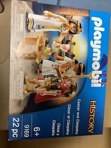 Playmobil History 9169 Caesar & Cleopatra Set Retired New in Box - Picture 1 of 2