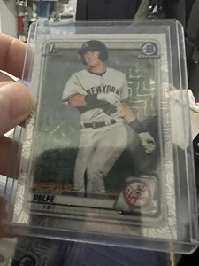 Bowman Chrome Anthony Volpe RC 2020⚡️MOJO REFRACTOR⚡️1st Yankees BCP-139 - Imagen 1 de 2