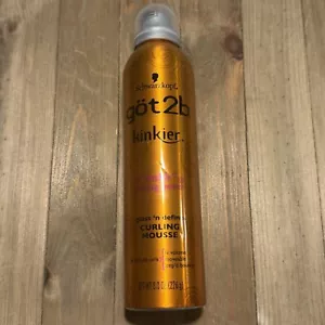 Schwarzkopf got2b KINKIER Gloss n Define Curling MOUSSE 8 oz - Picture 1 of 4