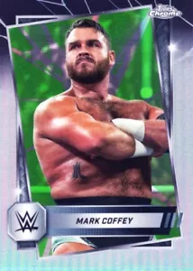 2025 Topps Chrome WWE Neon Green and Black Refractors #176 Mark Coffey - Picture 1 of 1