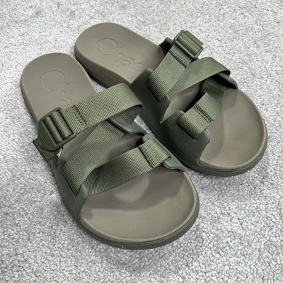 Chaco Chillos Slide Sandals Men's Size 10 Z Strap Green Slides Outdoors Hike - Image 1 of 4