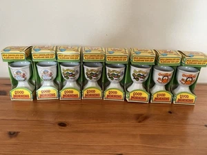 8 tazas de huevos de TV vintage para niños Good Morning TMNT Ninja Turtles, Garfield - Imagen 1 de 11