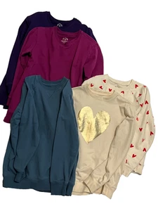 Primary Clothing Girls Sweatshirts, lot of 5, size 12 - Picture 1 of 2