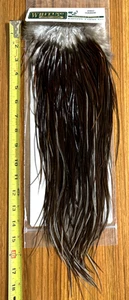 Whiting Hebert Miner Dark Brown Dun Rooster Saddle, Pro Grade, Fly Tying - Picture 1 of 2
