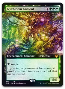 Nyxbloom Ancient (Extended Art) #330 (Foil) NM Theros Beyond Death THB Magic MTG - Picture 1 of 2