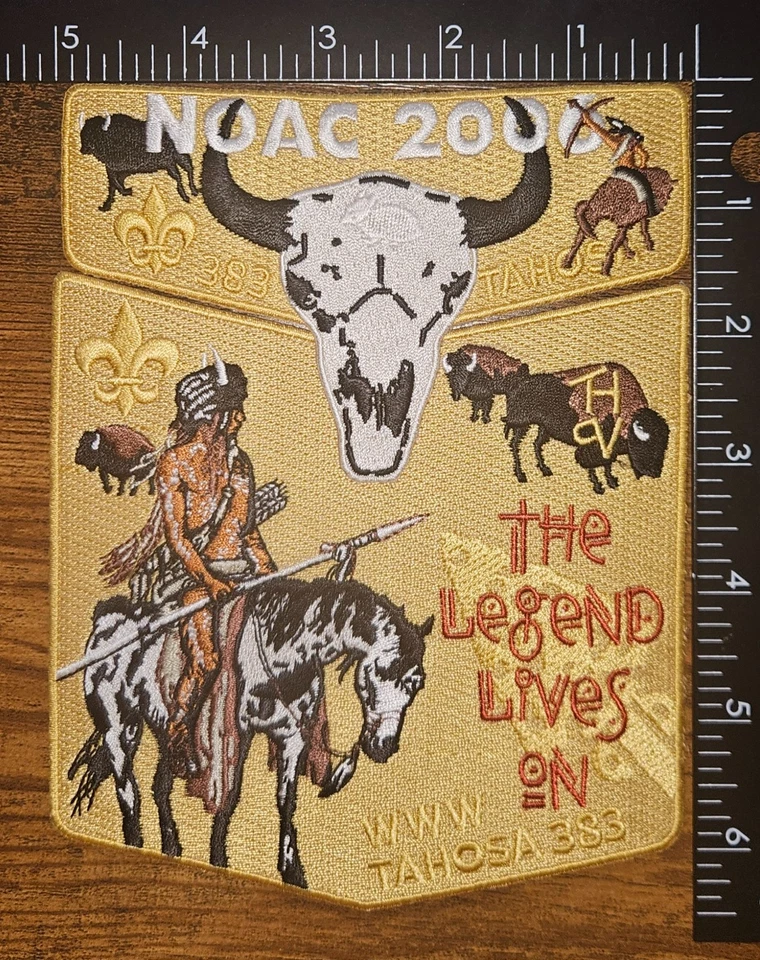 BSA Order of the Arrow Tahosa Lodge #383 2006 NOAC Pocket Flap Patch Set - Image 1 of 1