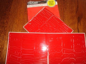 NEW Hillman Brand Vinyl 2" Peel-Off Adhesive Letters & Numbers 122 Characters - Picture 1 of 3