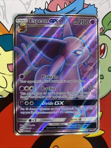SM Base Set #140/149 Espeon GX (Full Art) LP - Picture 1 of 15
