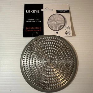 🔥New🔥 Genuine LEKEYE Shower Stall Drain Protector PVC Stainless Steel - Picture 1 of 8