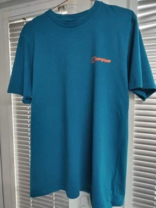 BERGHAUS CREW NECK TEE SHIRT 100% ORGANIC COTTON EXCELLENT CONDITION SIZE MEDIUM - Picture 1 of 12