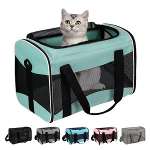 Cat Carrying Case Pet Dog Carrier Soft-Sided Cat Bag Airline Approved, Pet Tr... - Picture 1 of 7