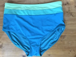 Costume da bagno donna Kiava Ombre Teal bikini slip grande - Foto 1 di 6