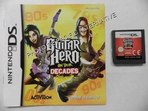 GUITAR HERO ON TOUR DECADES Nintendo DS Game French Loose Game Cartridge - Picture 1 of 1