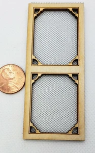 Dollhouse Miniature Victorian Screen Door - 1:24 Scale - Picture 1 of 3