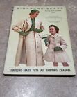 Simpson vintage - sears 1956 catalogue printemps/été catalogue CANADA